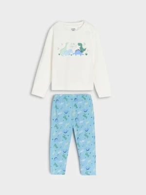 Zdjęcie produktu Sinsay - Piżama dwuczęściowa - kremowy