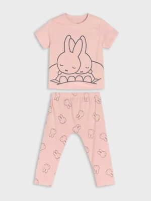 Sinsay - Piżama dwuczęściowa Miffy - różowy