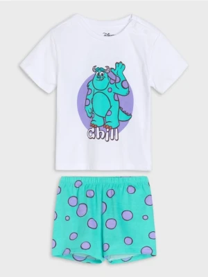 Sinsay - Piżama dwuczęściowa Monsters University - biały