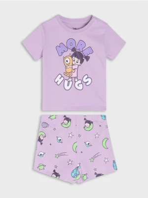 Sinsay - Piżama dwuczęściowa Monsters University - fioletowy