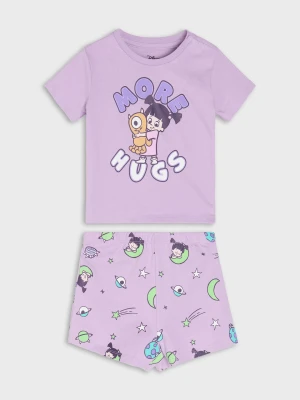 Sinsay - Piżama dwuczęściowa Monsters University - fioletowy