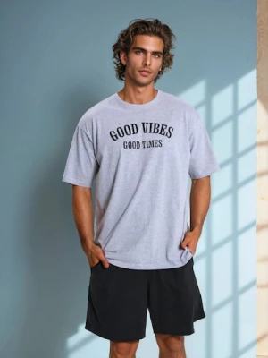 Sinsay - Piżama dwuczęściowa oversize - wielobarwny