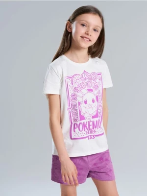Sinsay - Piżama dwuczęściowa Pokémon - kremowy