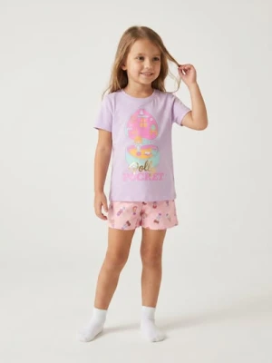 Sinsay - Piżama dwuczęściowa Polly Pocket - fioletowy