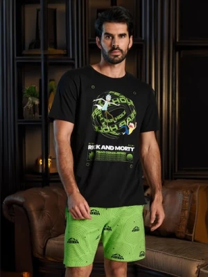 Sinsay - Piżama dwuczęściowa Rick and Morty - czarny