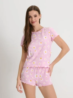 Sinsay - Piżama dwuczęściowa - różowy