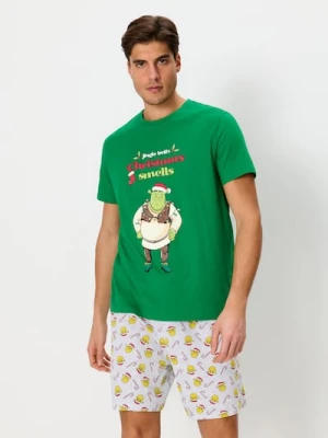 Sinsay - Piżama dwuczęściowa Shrek - zielony