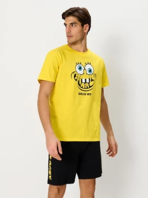 Sinsay - Piżama dwuczęściowa SpongeBob - czarny