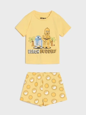 Sinsay - Piżama dwuczęściowa Star Wars - żółty