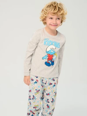 Sinsay - Piżama dwuczęściowa The Smurfs - szary