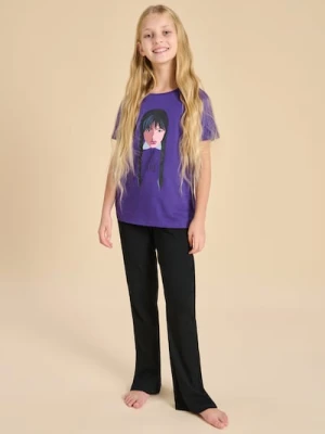 Sinsay - Piżama dwuczęściowa Wednesday - fioletowy