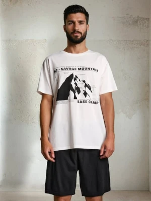 Sinsay - Piżama dwuczęściowa z kieszeniami - wielobarwny