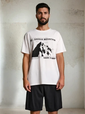 Sinsay - Piżama dwuczęściowa z kieszeniami - wielobarwny