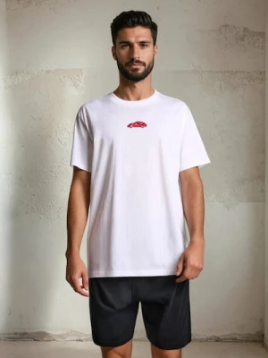 Sinsay - Piżama dwuczęściowa z nadrukiem - wielobarwny