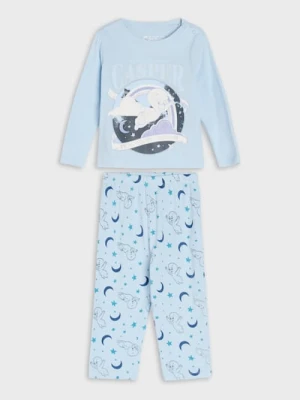 Sinsay - Piżama niemowlęca Casper the friendly ghost - błękitny