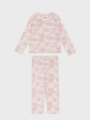 Sinsay - Piżama niemowlęca w kwiaty - różowy