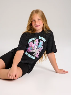 Sinsay - Piżama z efektem sprania My Little Pony - czarny