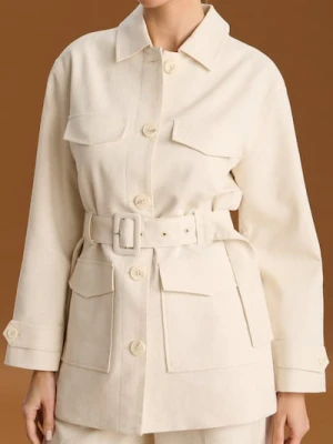 Zdjęcie produktu Sinsay - Płaszcz - kremowy