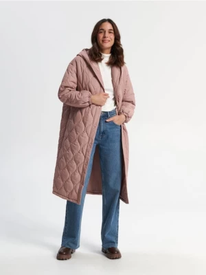 Sinsay - Płaszcz oversize - różowy
