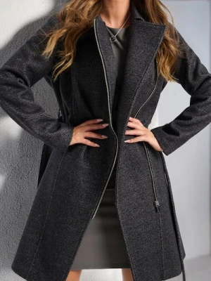 Sinsay - Płaszcz - szary