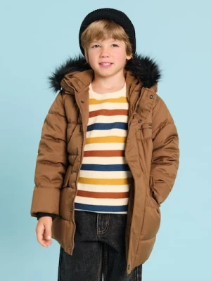 Sinsay - Płaszcz z kapturem - beżowy