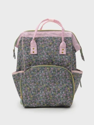 Sinsay - Plecak dla mamy w kwiatowy wzór - wielobarwny