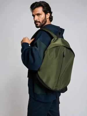 Sinsay - Plecak z dodatkowymi kieszeniami - zielony