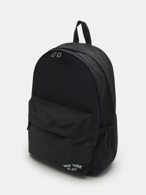 Sinsay - Plecak z haftem - czarny