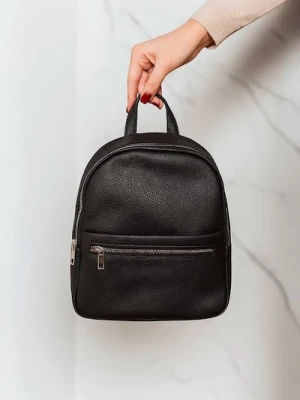 Sinsay - Plecak z imitacji skóry - czarny