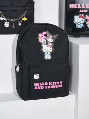 Zdjęcie produktu Sinsay - Plecak z kieszenią na laptopa Hello Kitty and Friends - czarny