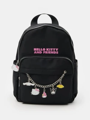 Zdjęcie produktu Sinsay - Plecak z łańcuszkiem i zawieszkami Hello Kitty - czarny