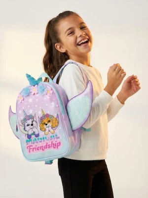 Sinsay - Plecak z motywem jednorożców i napisem Magical Friendship PAW Patrol - wielobarwny