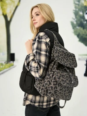 Sinsay - Plecak z nadrukiem zwierzęcym - wielobarwny