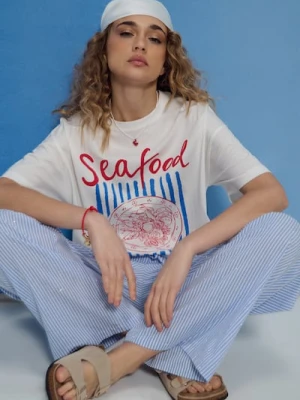 Sinsay - Pleciona bransoletka z zawieszką w kształcie serca - czerwony