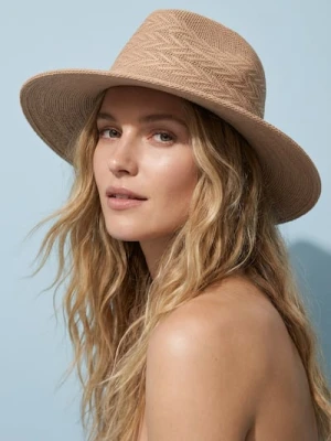 Sinsay - Pleciony kapelusz - beżowy