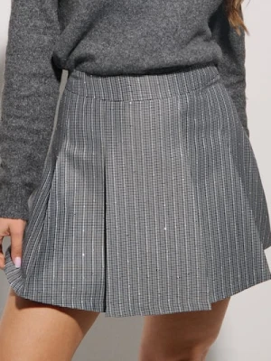 Sinsay - Plisowana spódnica mini - wielobarwny