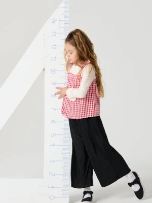 Sinsay - Plisowane spodnie z wiskozy - czarny