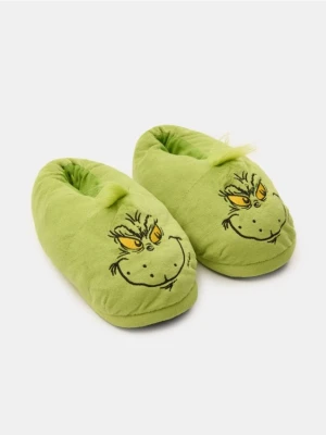 Sinsay - Pluszowe kapcie Grinch - zielony