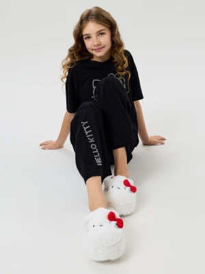 Sinsay - Pluszowe kapcie Hello Kitty - biały