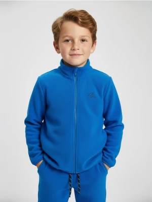 Sinsay - Polarowa bluza ze stójką Active - niebieski