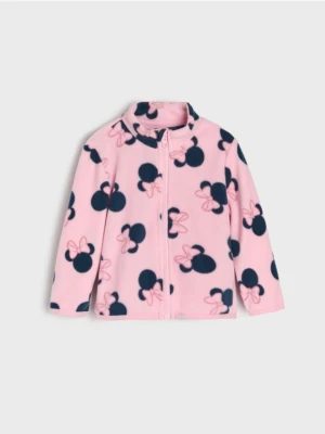 Sinsay - Polarowa bluza ze stójką Minnie Mouse - różowy