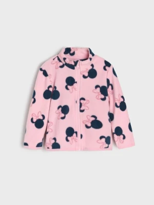 Sinsay - Polarowa bluza ze stójką Minnie Mouse - różowy