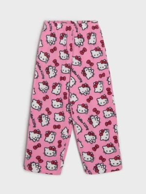 Sinsay - Polarowe spodnie Hello Kitty - różowy