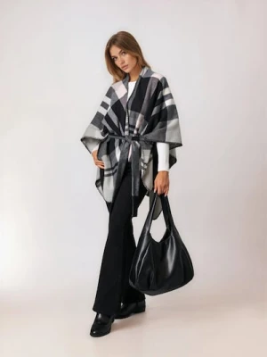 Sinsay - Ponczo w kratę - wielobarwny