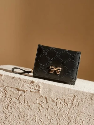 Sinsay - Portfel z błyskawicznym zamkiem - czarny