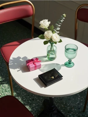 Sinsay - Portfel z imitacji skóry - czarny