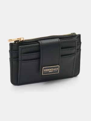 Sinsay - Portfel z imitacji skóry saffiano - czarny