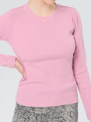 Sinsay - Prążkowana bluzka - szary