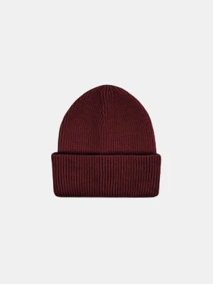 Zdjęcie produktu Sinsay - Prążkowana czapka beanie - bordowy