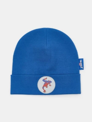 Sinsay - Prążkowana czapka beanie Spider-Man - niebieski